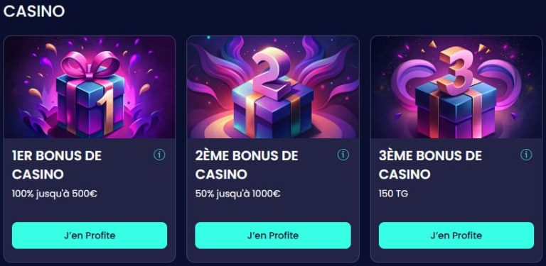 Booms Bet Casino bonus